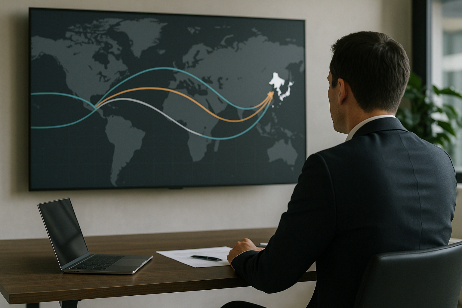 Dinamiche tra yen e carry trade rappresentate con flussi e grafici di mercato
