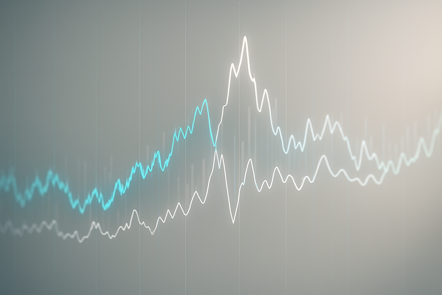 Andamento astratto di prezzi e volatilità nel mercato Forex