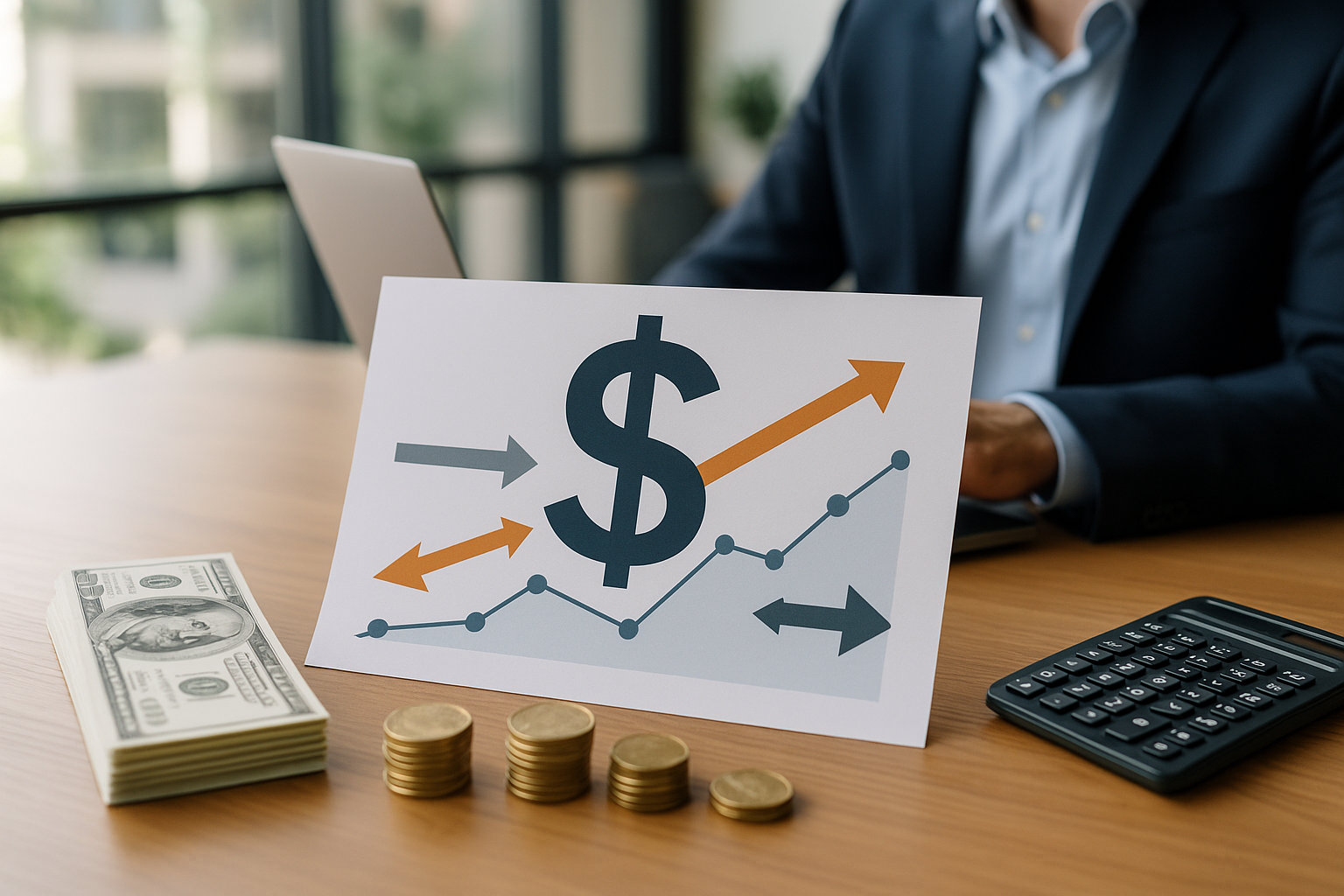 Andamento del cambio del dollaro e flussi tra export, import e mercati finanziari