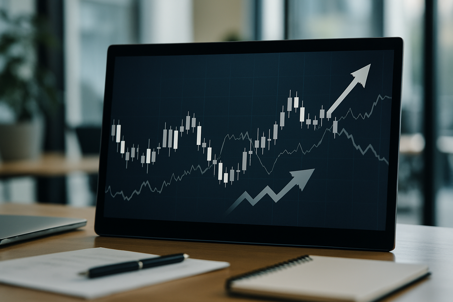 Grafico forex con oscillazioni rapide che rappresentano la volatilità valutaria
