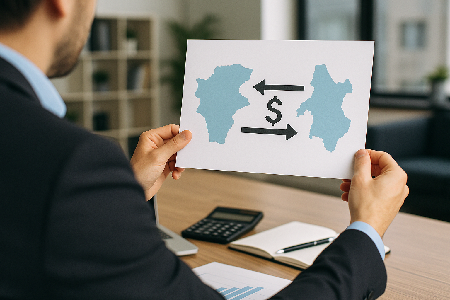 Schema dei flussi di importazioni ed esportazioni e del loro impatto sulla domanda e offerta di valuta